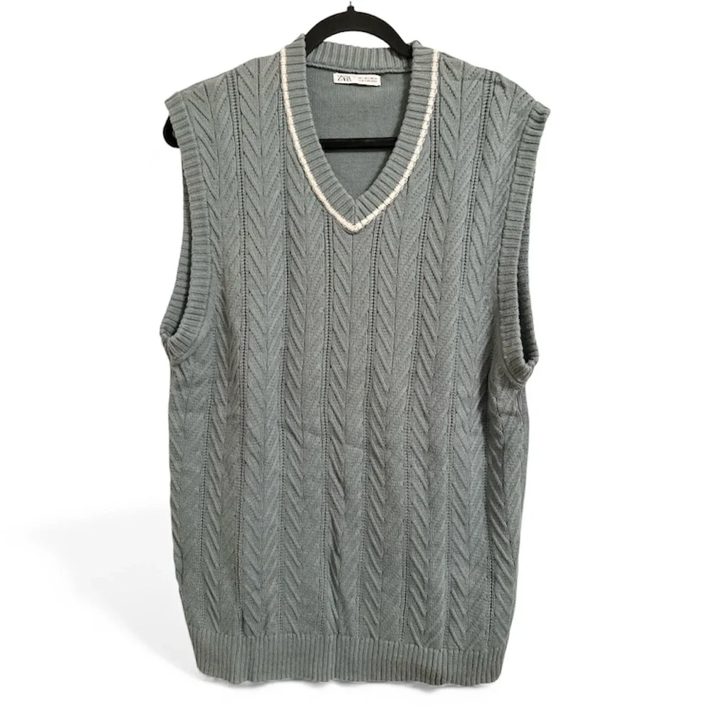 ZARA Cable Knit Sweater Vest